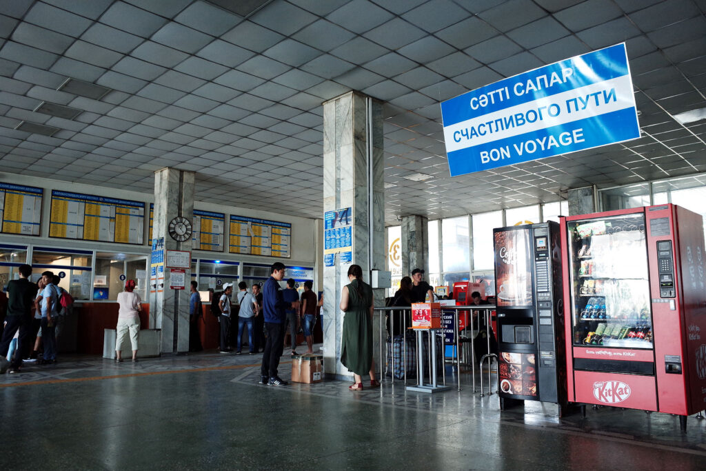 sairan bus station in almaty