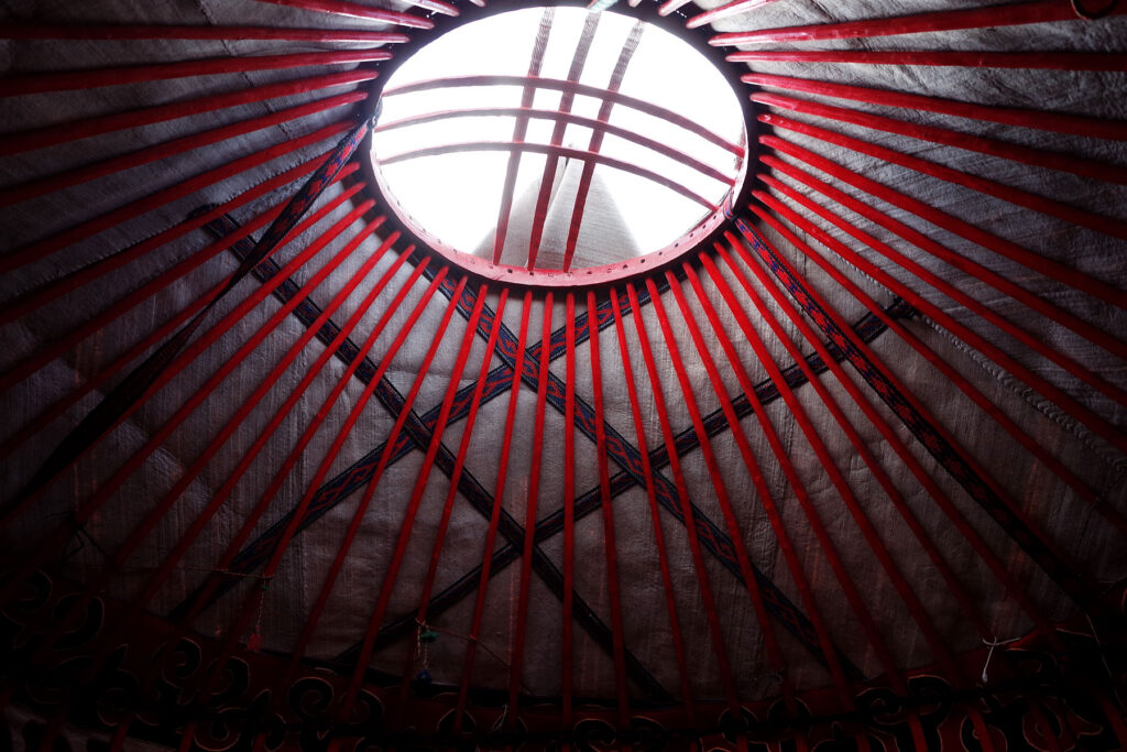 kyrgyzstan yurt tunduk