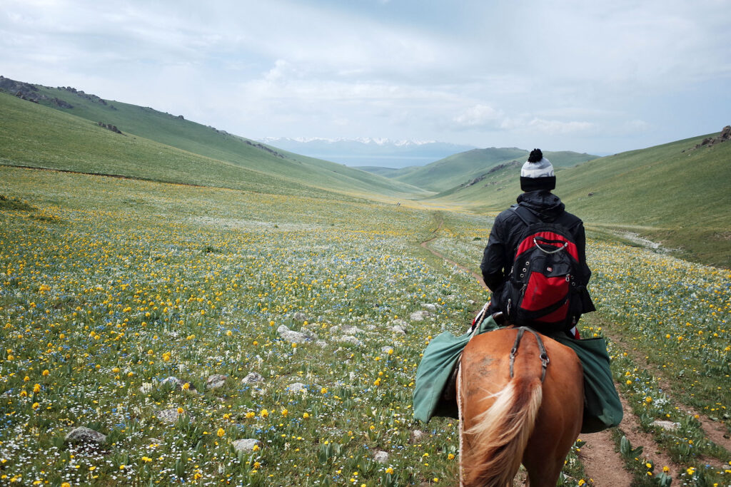 horseback to song-kul
